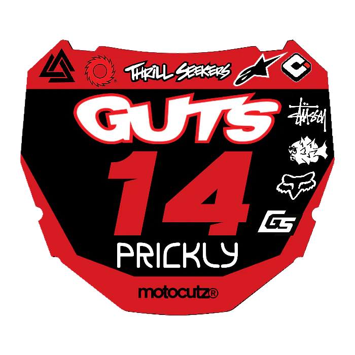 CUSTOM ODI NUMBER PLATE DECAL