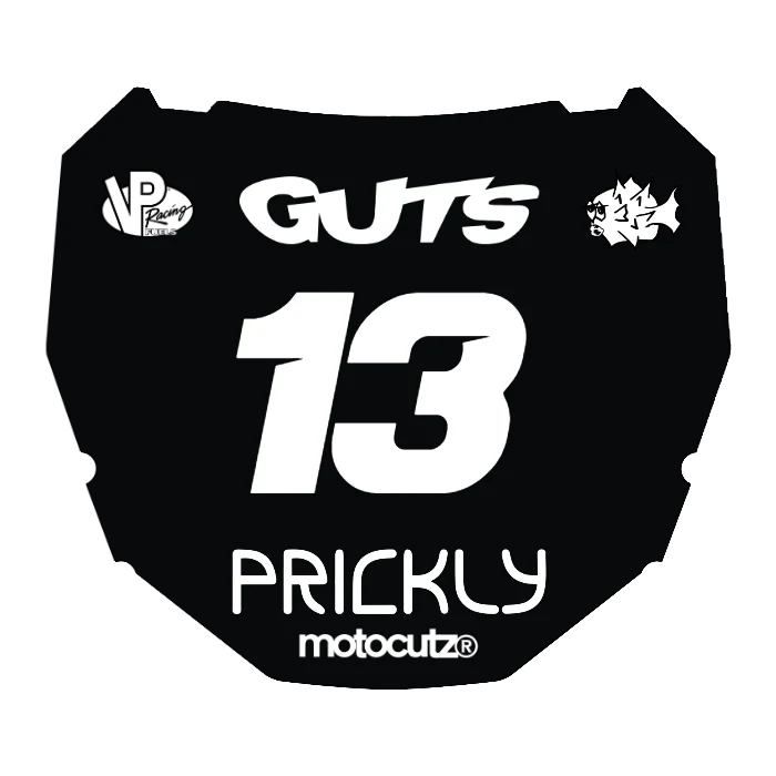 CUSTOM ODI NUMBER PLATE DECAL