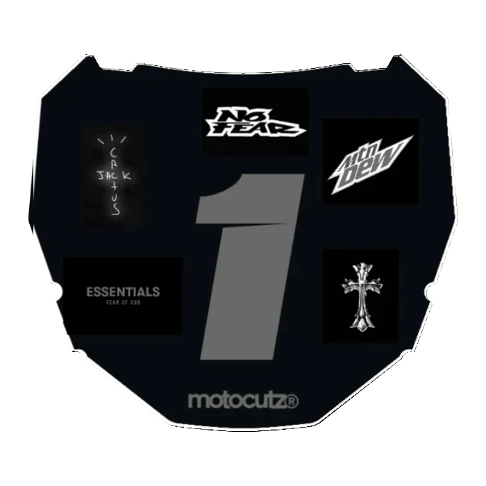 CUSTOM ODI NUMBER PLATE DECAL