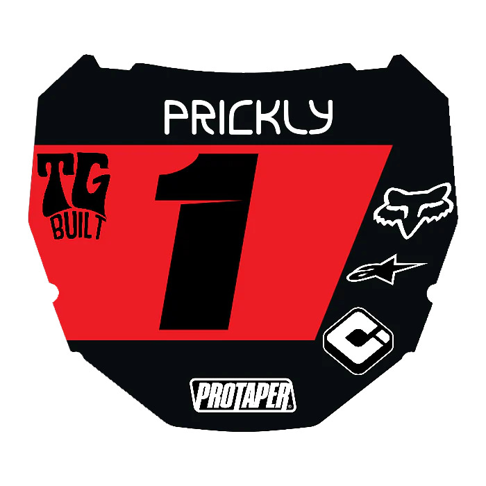 CUSTOM ODI NUMBER PLATE DECAL