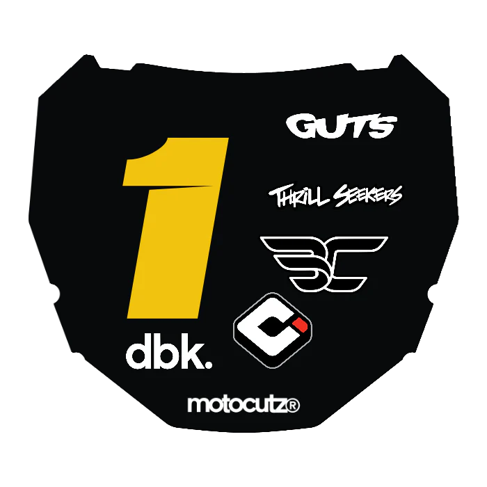 CUSTOM ODI NUMBER PLATE DECAL