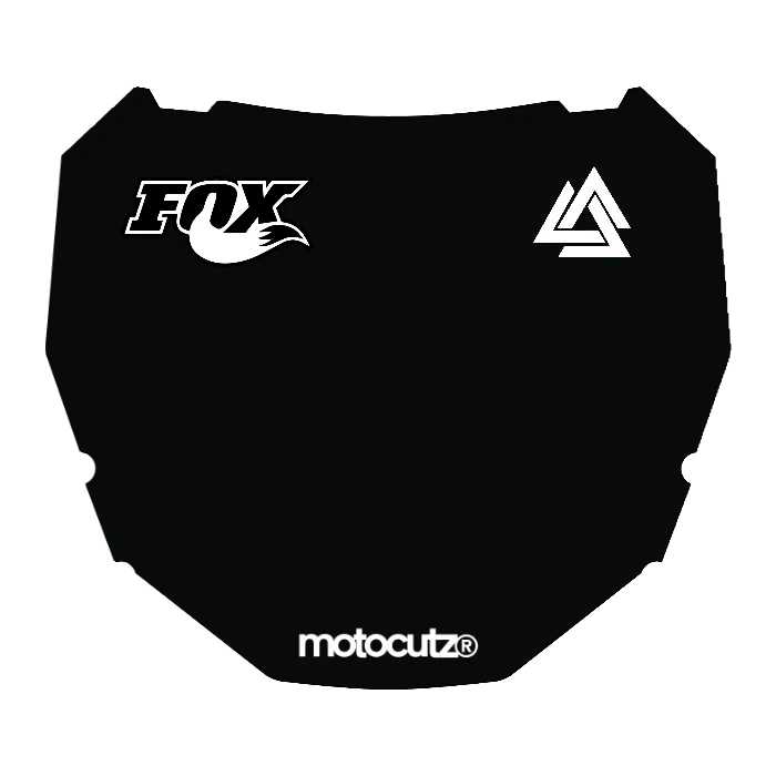 CUSTOM ODI NUMBER PLATE DECAL