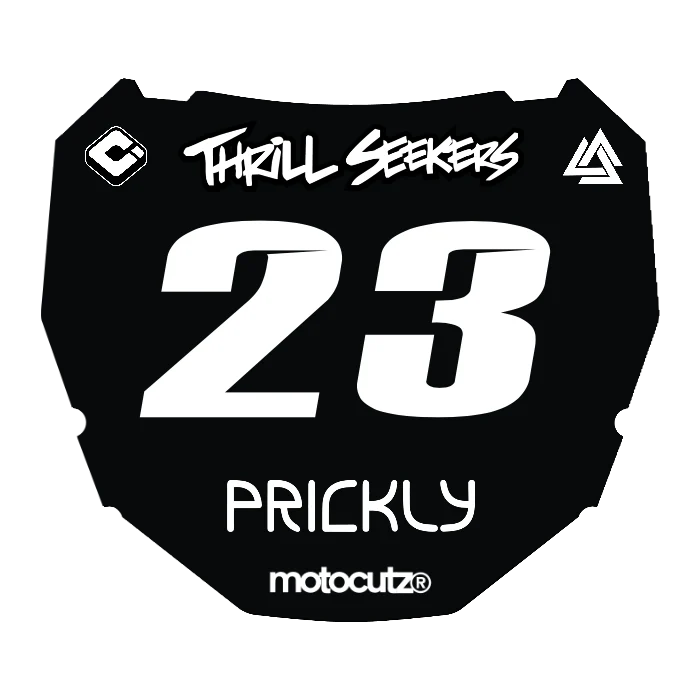 CUSTOM ODI NUMBER PLATE DECAL
