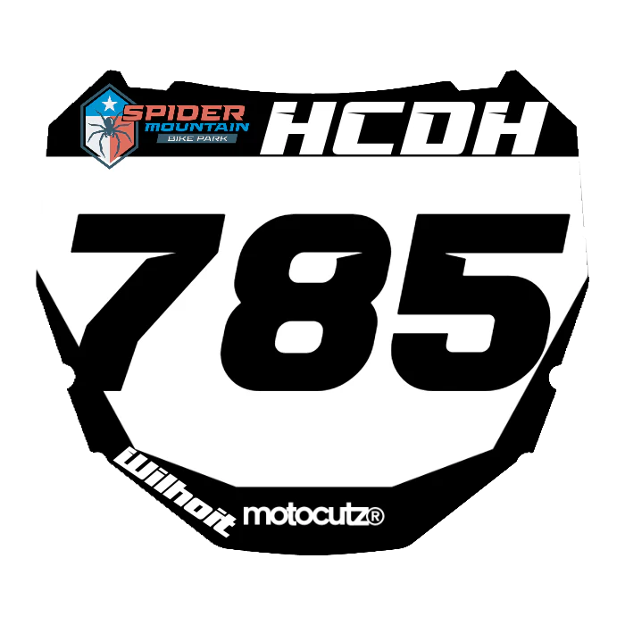 CUSTOM ODI NUMBER PLATE DECAL