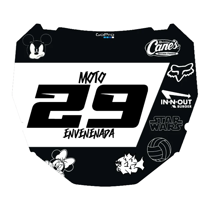 CUSTOM ODI NUMBER PLATE DECAL