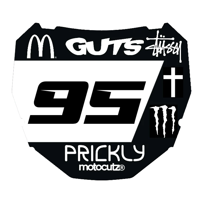 CUSTOM ODI NUMBER PLATE DECAL