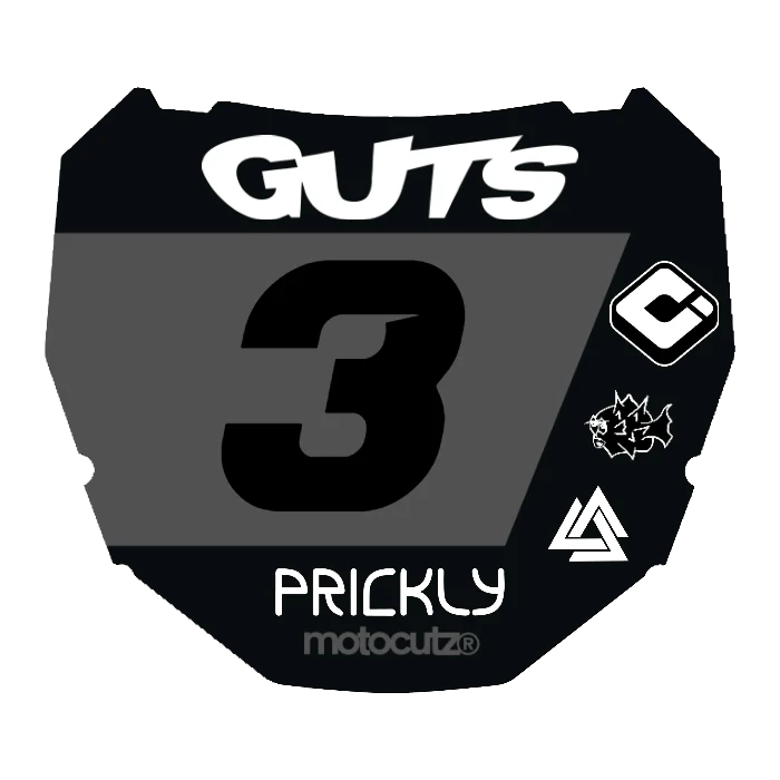 CUSTOM ODI NUMBER PLATE DECAL