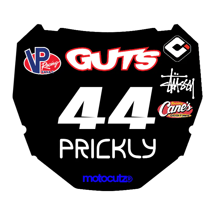 CUSTOM ODI NUMBER PLATE DECAL