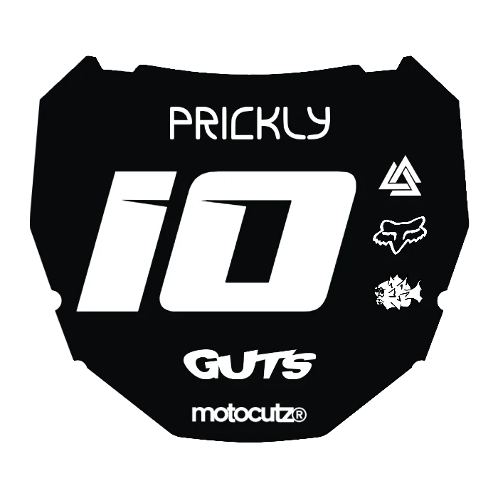 CUSTOM ODI NUMBER PLATE DECAL