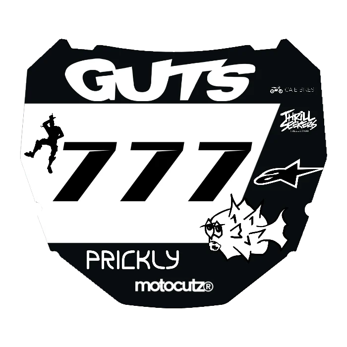 CUSTOM ODI NUMBER PLATE DECAL