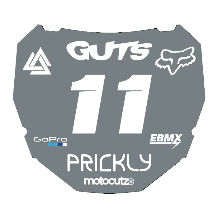 CUSTOM ODI NUMBER PLATE DECAL