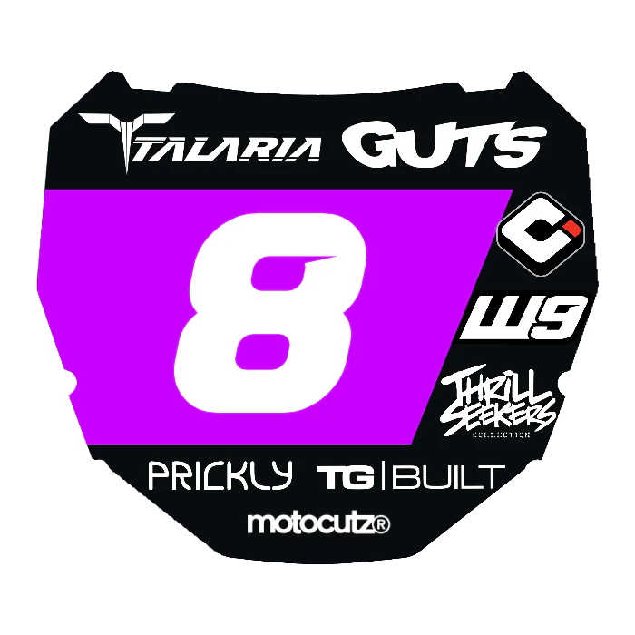 CUSTOM ODI NUMBER PLATE DECAL