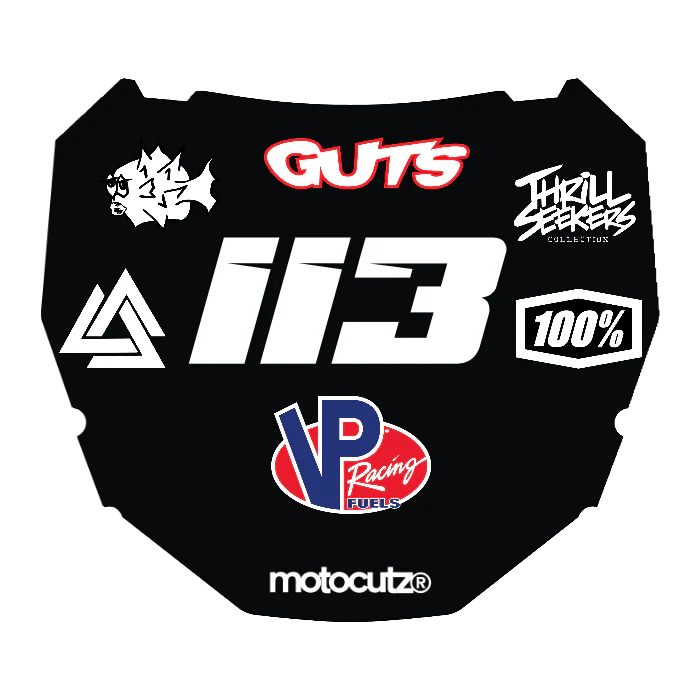 CUSTOM ODI NUMBER PLATE DECAL