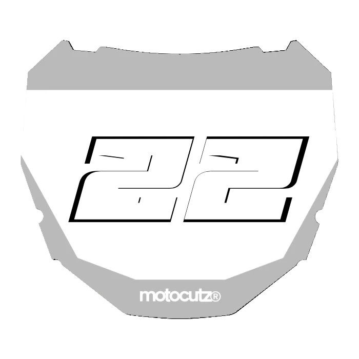 CUSTOM ODI NUMBER PLATE DECAL