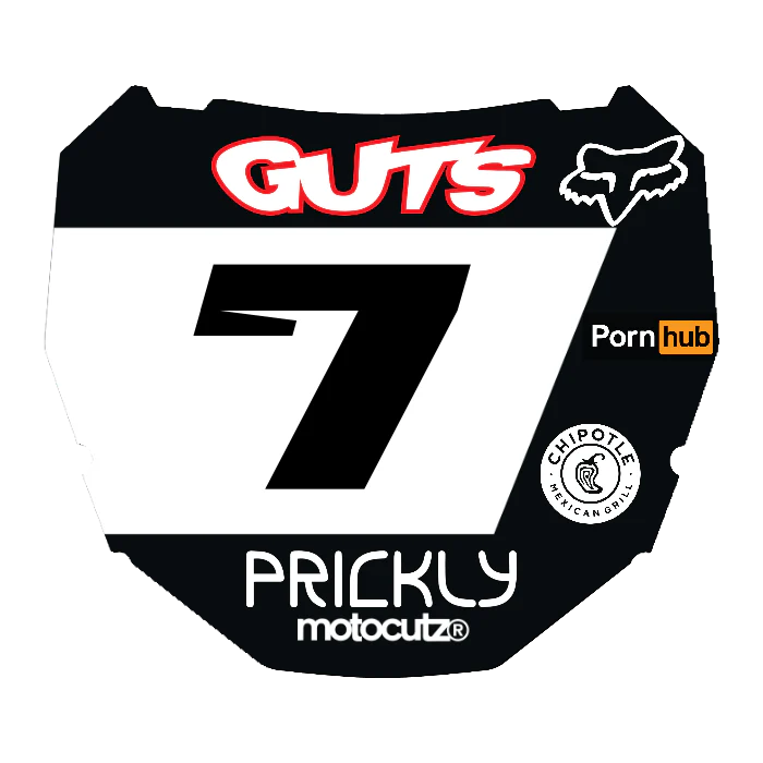 CUSTOM ODI NUMBER PLATE DECAL