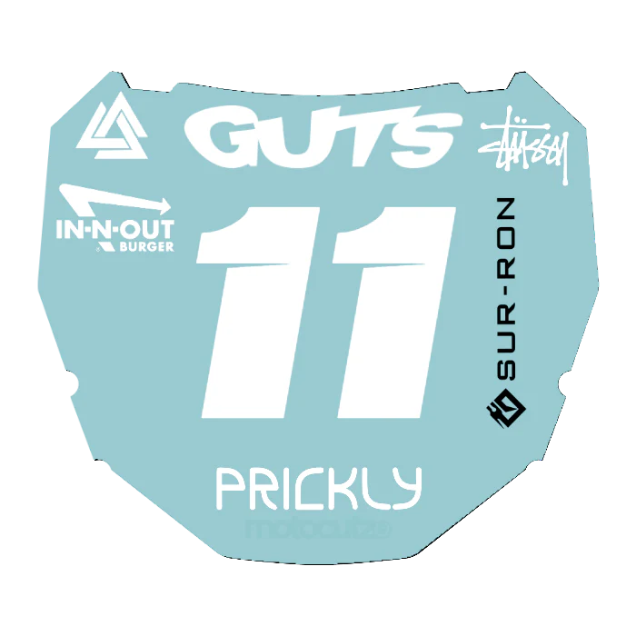 CUSTOM ODI NUMBER PLATE DECAL