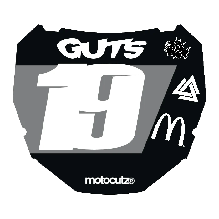 CUSTOM ODI NUMBER PLATE DECAL