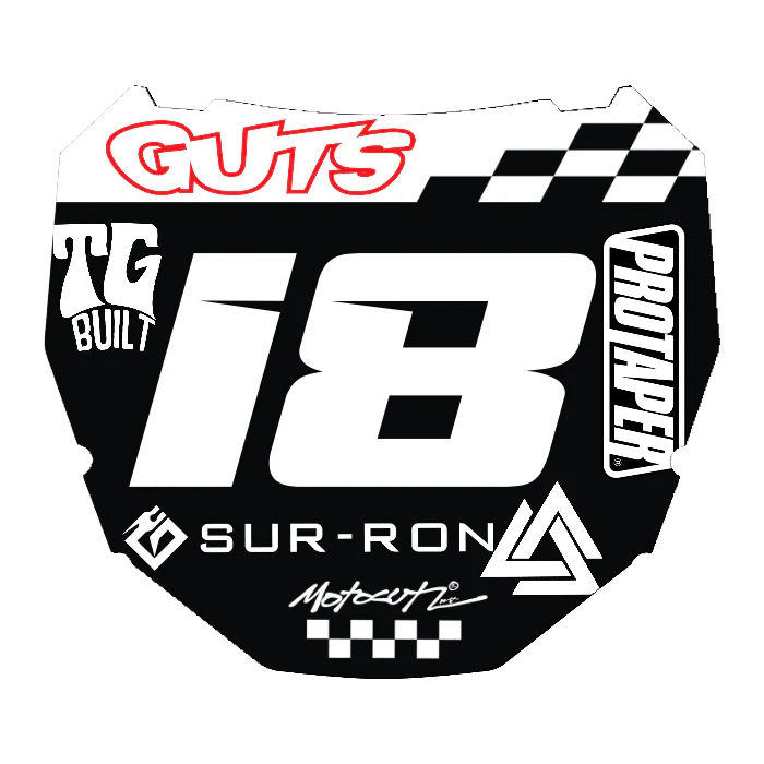 CUSTOM ODI NUMBER PLATE DECAL