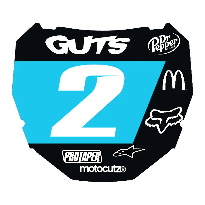 CUSTOM ODI NUMBER PLATE DECAL