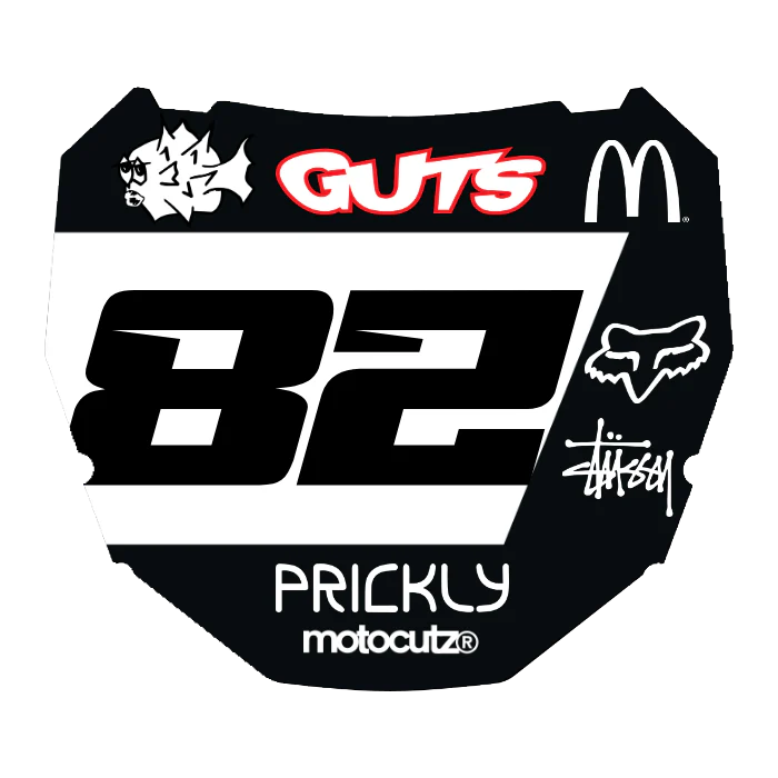 CUSTOM ODI NUMBER PLATE DECAL