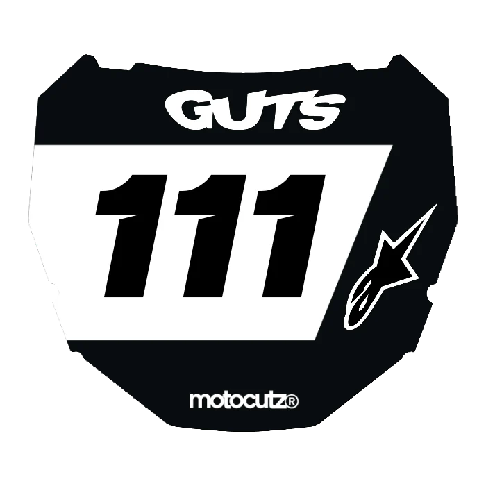 CUSTOM ODI NUMBER PLATE DECAL