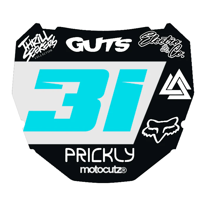 CUSTOM ODI NUMBER PLATE DECAL