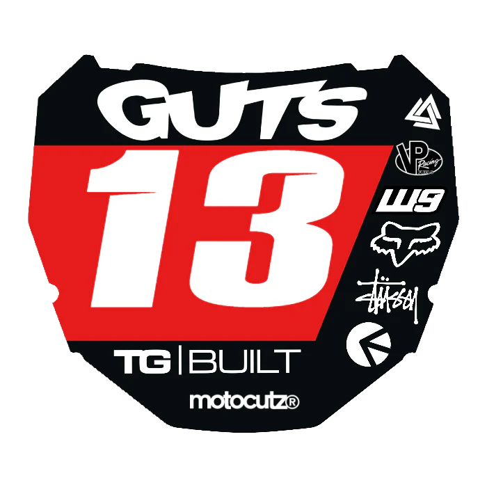 CUSTOM ODI NUMBER PLATE DECAL