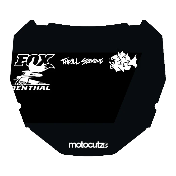 CUSTOM ODI NUMBER PLATE DECAL