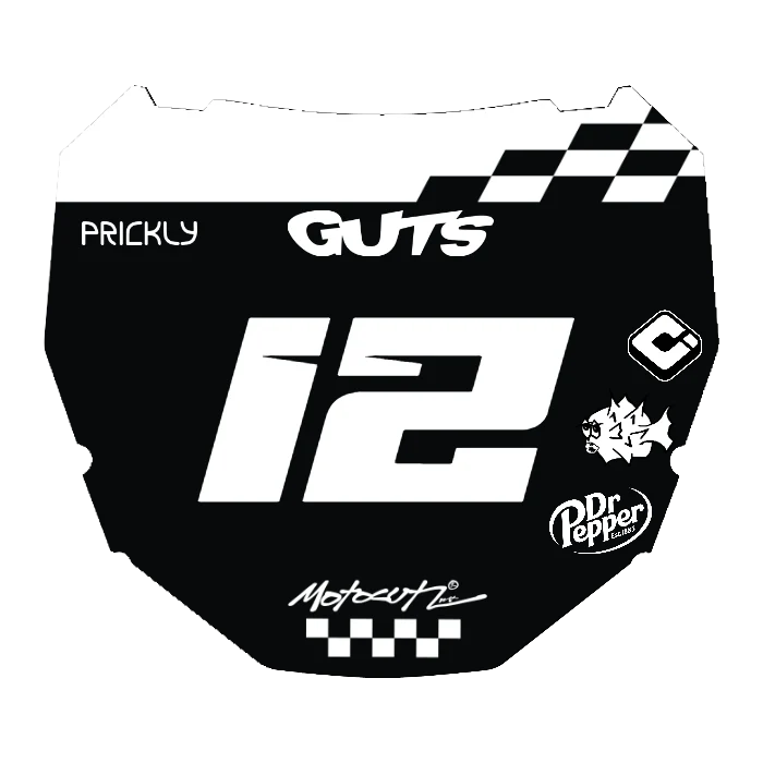 CUSTOM ODI NUMBER PLATE DECAL