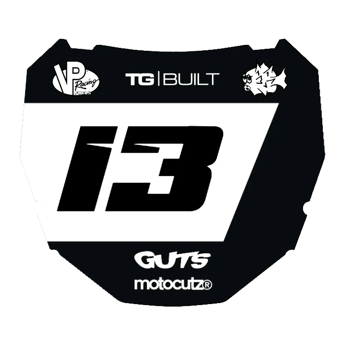 CUSTOM ODI NUMBER PLATE DECAL
