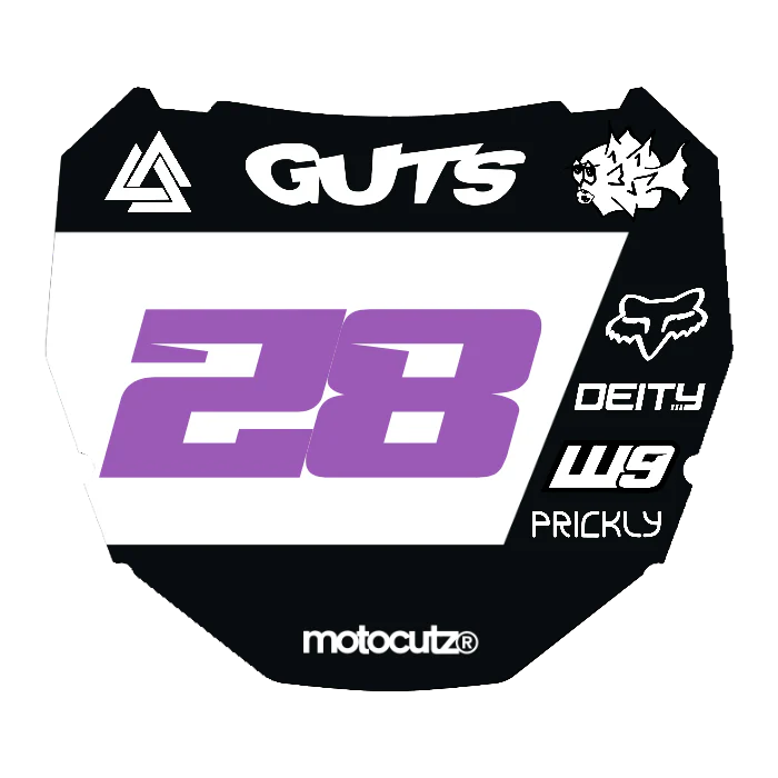 CUSTOM ODI NUMBER PLATE DECAL