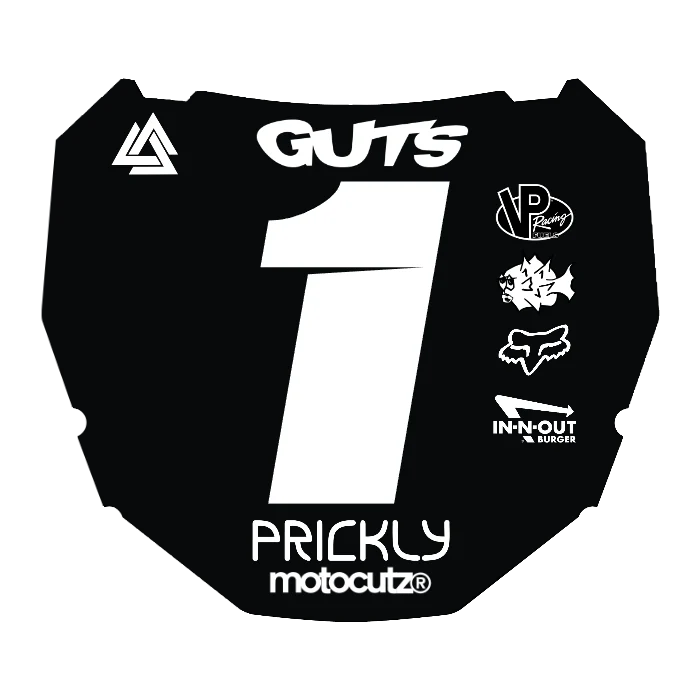 CUSTOM ODI NUMBER PLATE DECAL