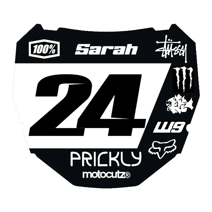 CUSTOM ODI NUMBER PLATE DECAL