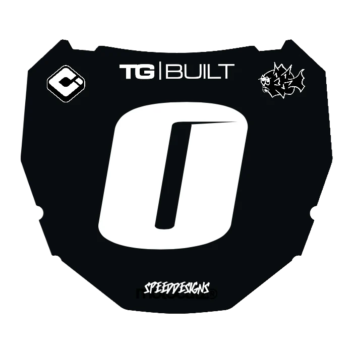 CUSTOM ODI NUMBER PLATE DECAL
