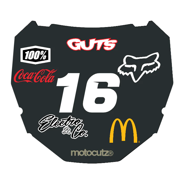 CUSTOM ODI NUMBER PLATE DECAL