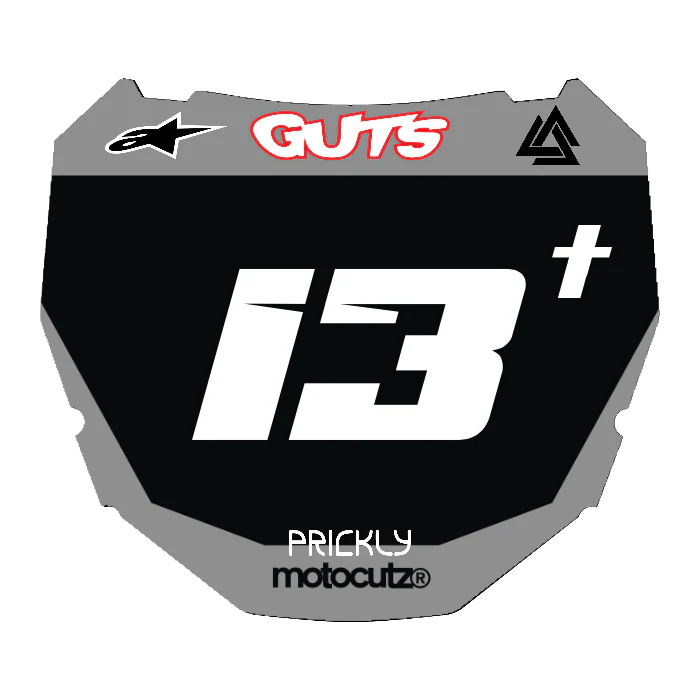 CUSTOM ODI NUMBER PLATE DECAL