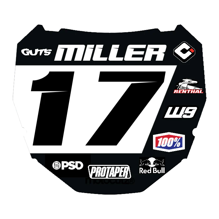 CUSTOM ODI NUMBER PLATE DECAL