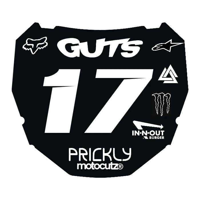 CUSTOM ODI NUMBER PLATE DECAL