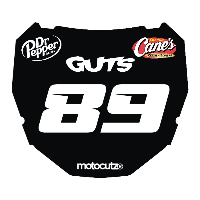 CUSTOM ODI NUMBER PLATE DECAL