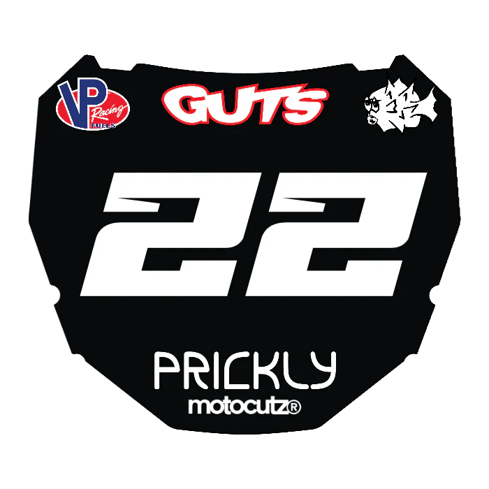 CUSTOM ODI NUMBER PLATE DECAL