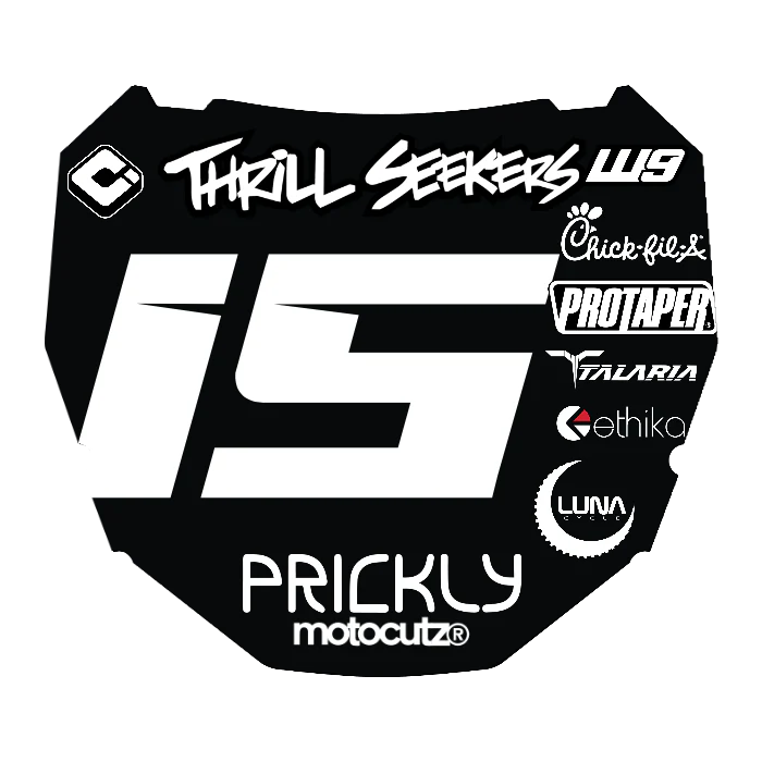 CUSTOM ODI NUMBER PLATE DECAL