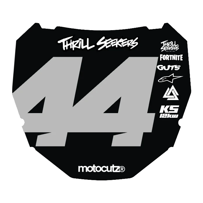 CUSTOM ODI NUMBER PLATE DECAL