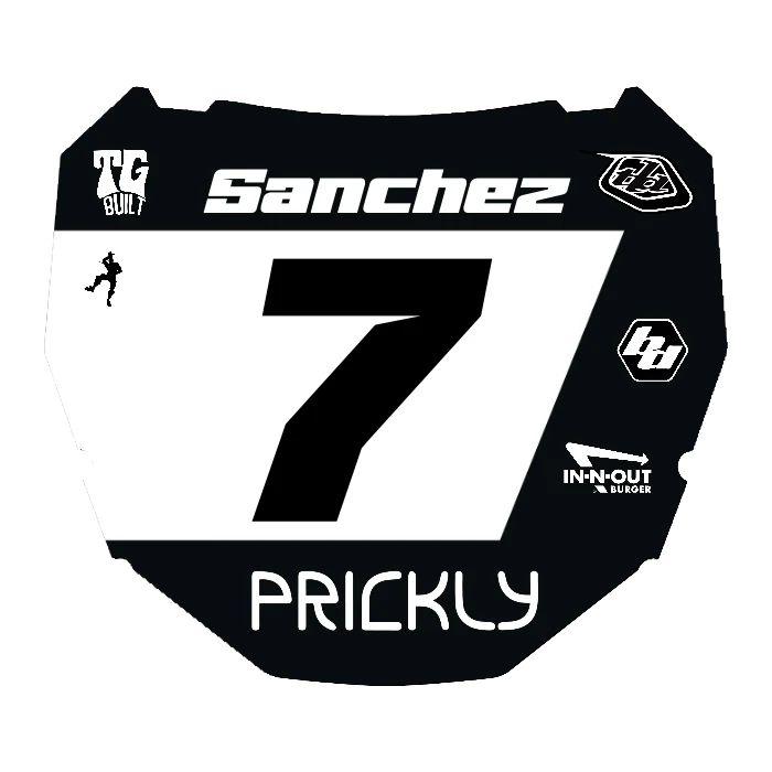 CUSTOM ODI NUMBER PLATE DECAL