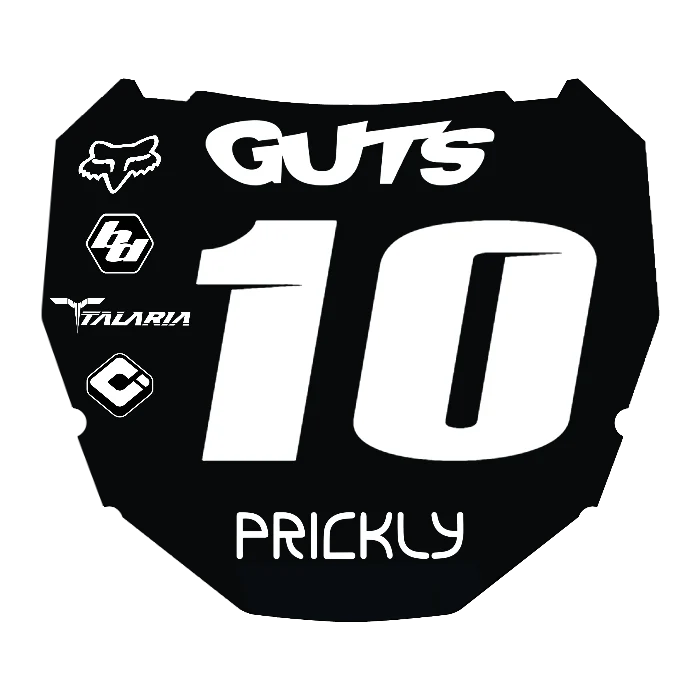 CUSTOM ODI NUMBER PLATE DECAL