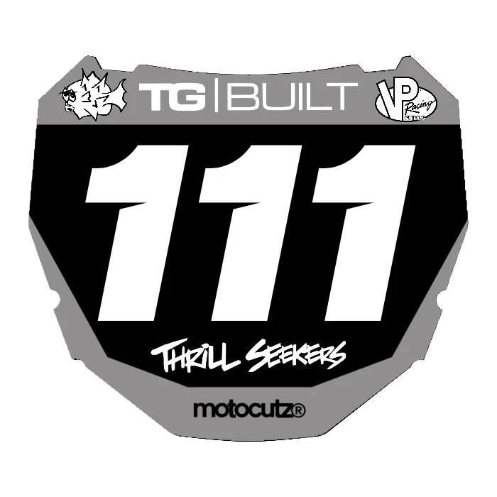 CUSTOM ODI NUMBER PLATE DECAL