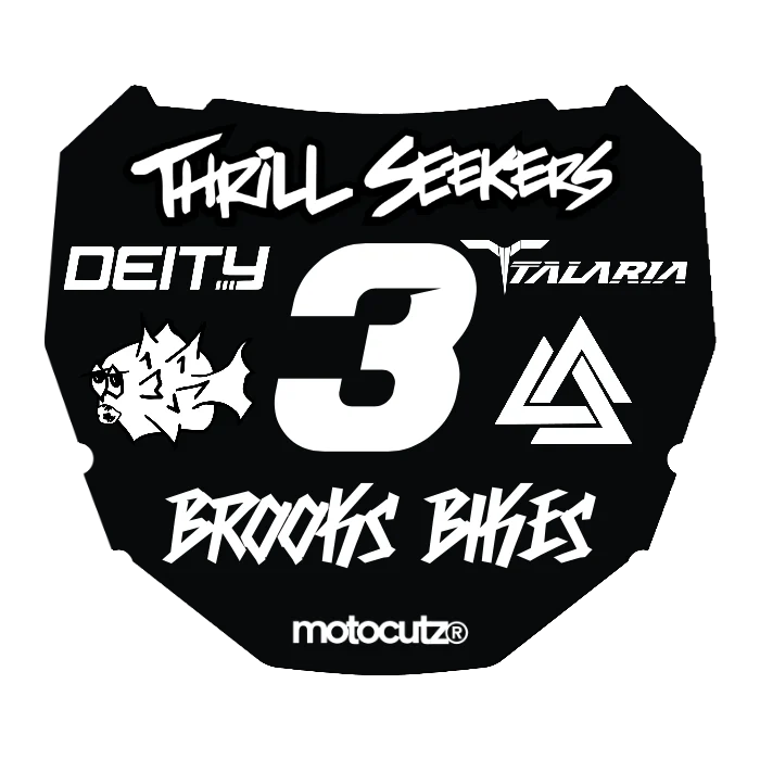 CUSTOM ODI NUMBER PLATE DECAL