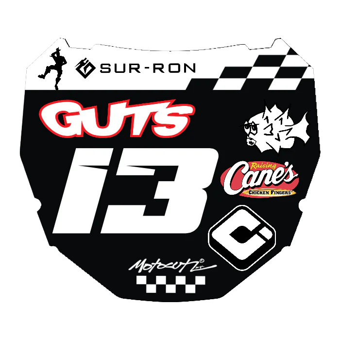 CUSTOM ODI NUMBER PLATE DECAL
