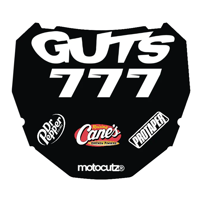 CUSTOM ODI NUMBER PLATE DECAL