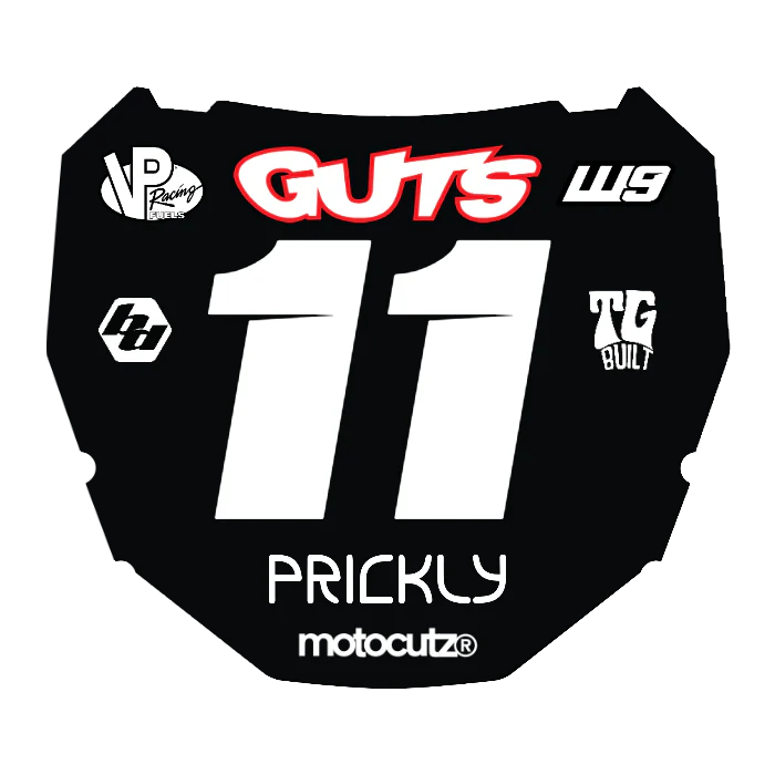 CUSTOM ODI NUMBER PLATE DECAL
