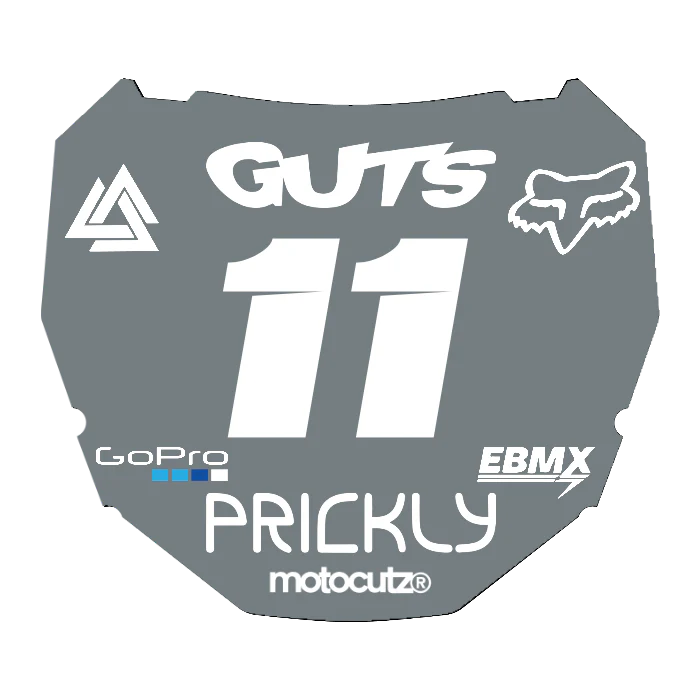 CUSTOM ODI NUMBER PLATE DECAL